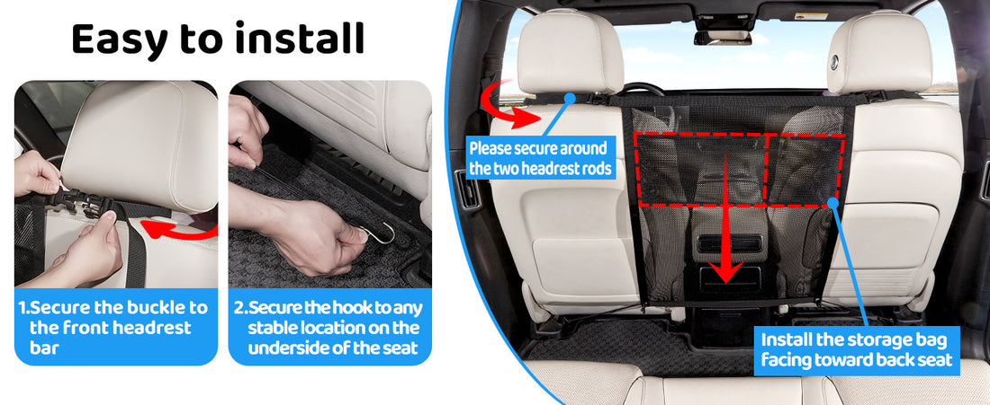 Thickened Rear-Seat Anti-Scratch Pet Barrier For Cars