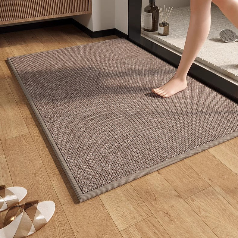 Compact Folding Quick-Drying Bathroom Floor Mat
