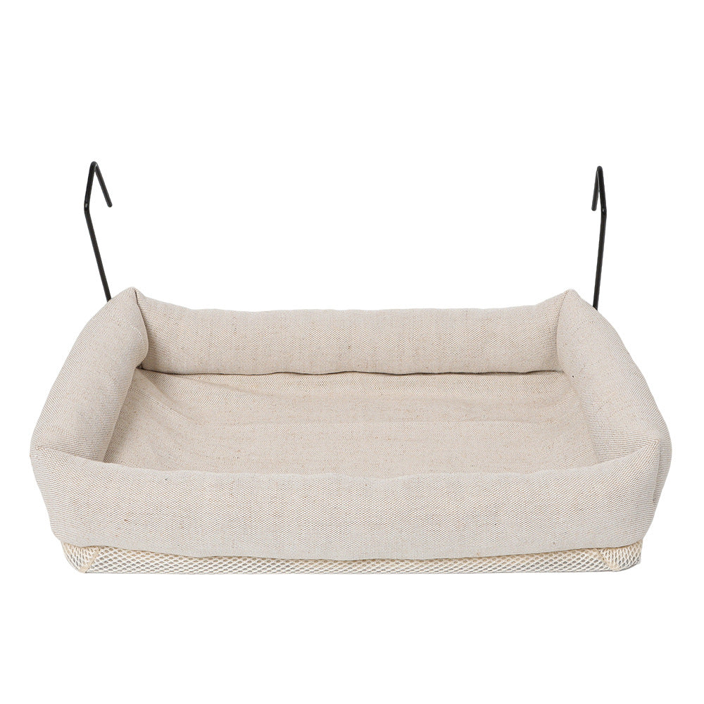 Portable Hemp Pet Hammock for Cats – Lightweight Outdoor Rest