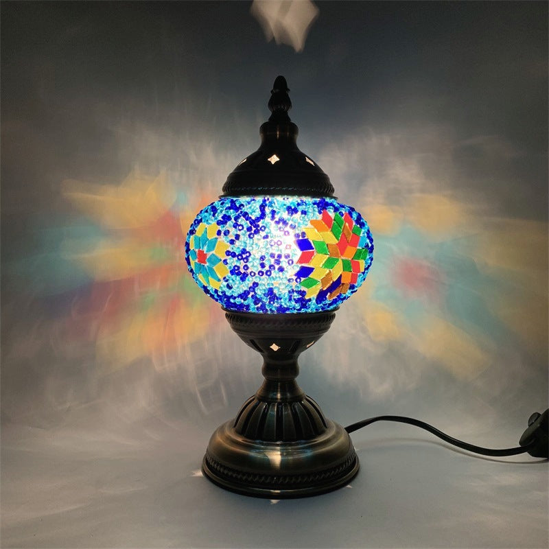 Portable Folding Picnic Table Lamp – Retro DIY Creative Table Light