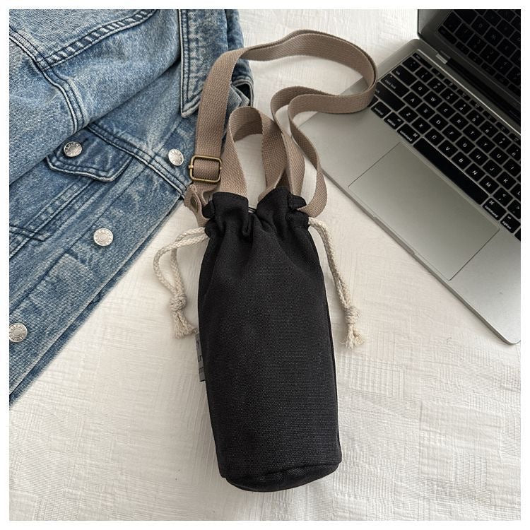 Compact Travel Shoe Bag – Portable Drawstring Water Bottle Tote