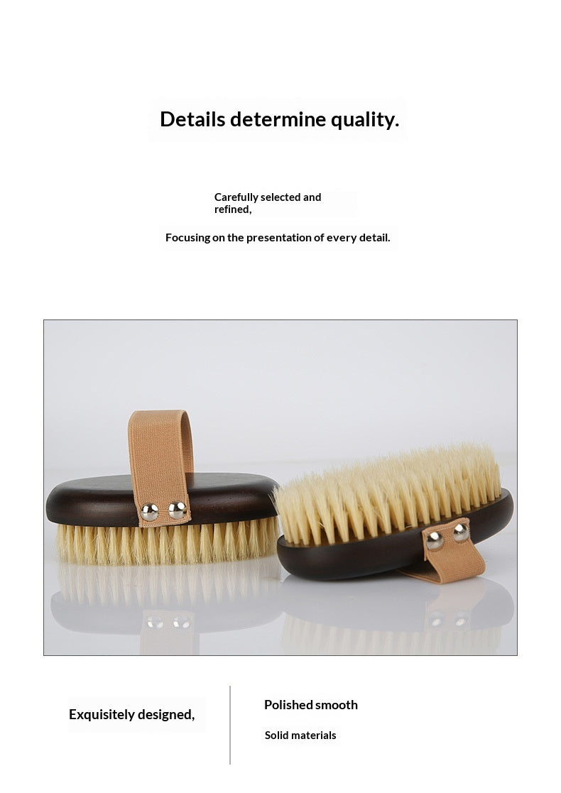 Ergonomic Pet Grooming Brush – Pig Bristle Dry Body Soft Brush