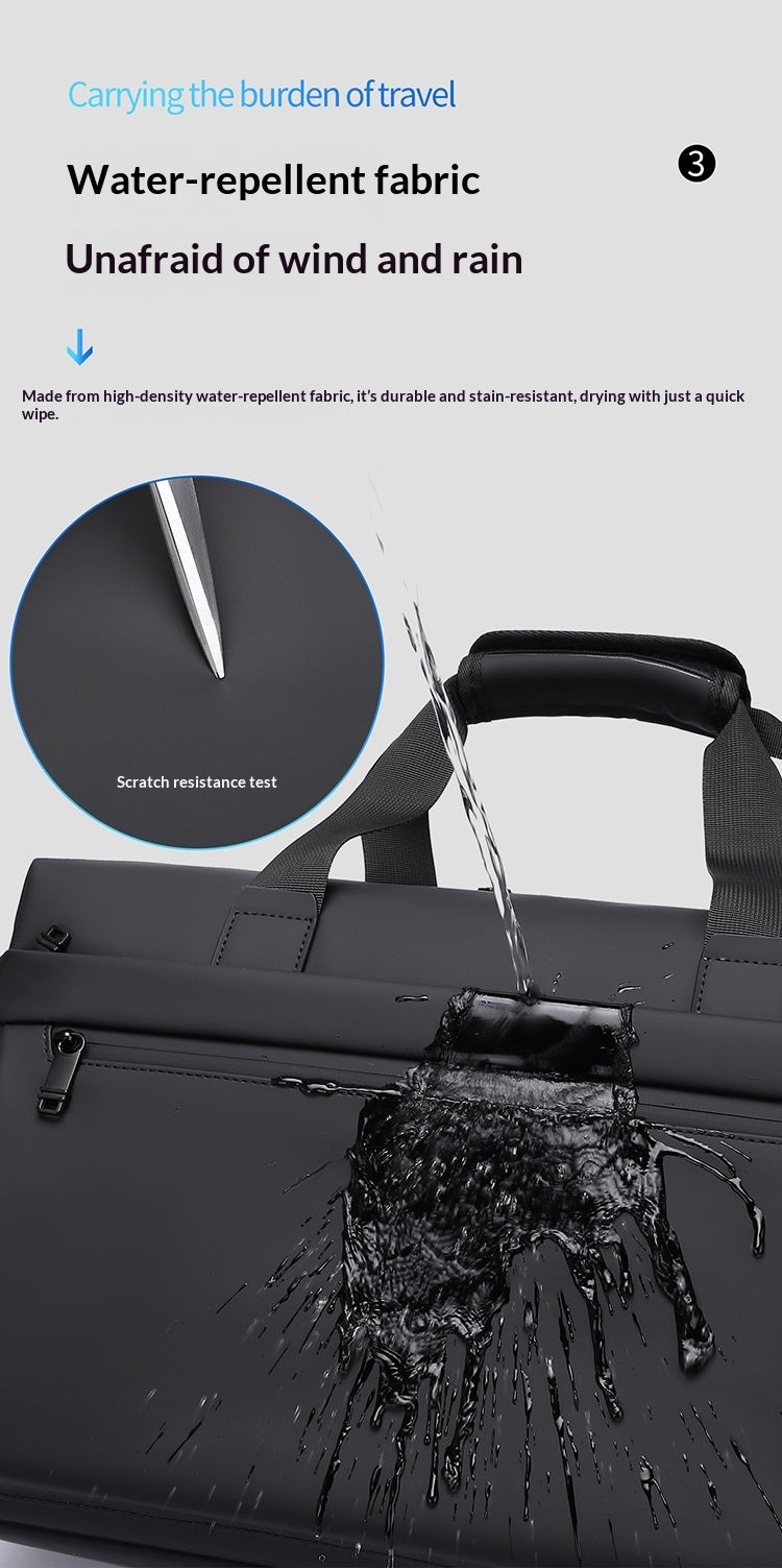Large Capacity Hand‑Carry Luggage with Dry‑Wet Separation