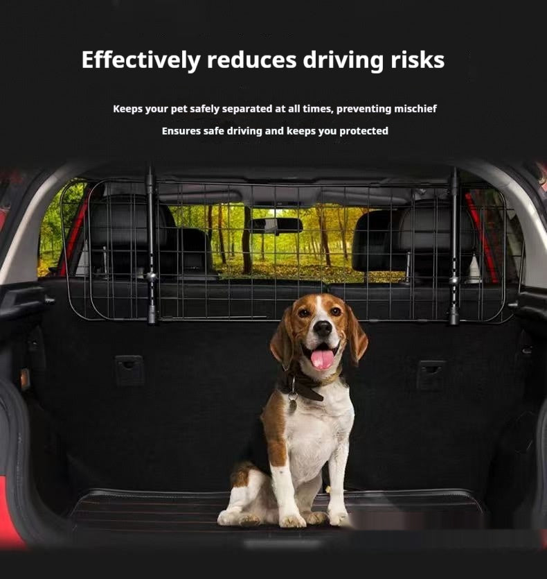 Compact Folding Pet Seat Barrier for Car Trunk & Seats