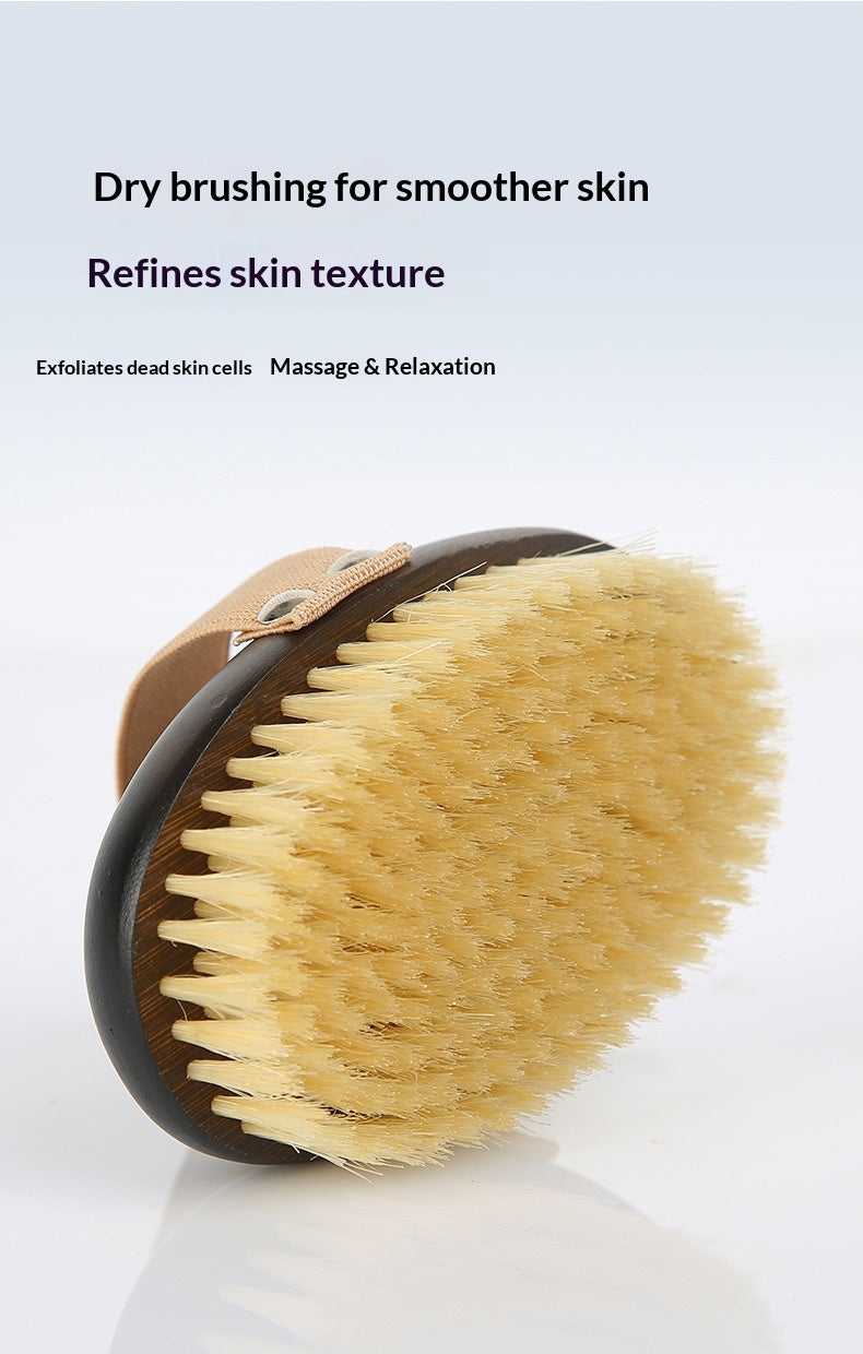 Ergonomic Pet Grooming Brush – Pig Bristle Dry Body Soft Brush
