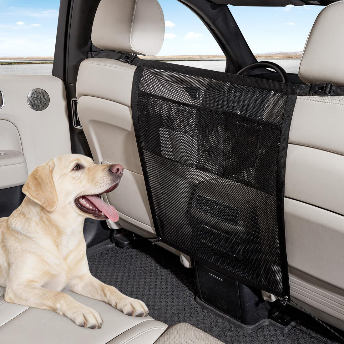 Thickened Rear-Seat Anti-Scratch Pet Barrier For Cars