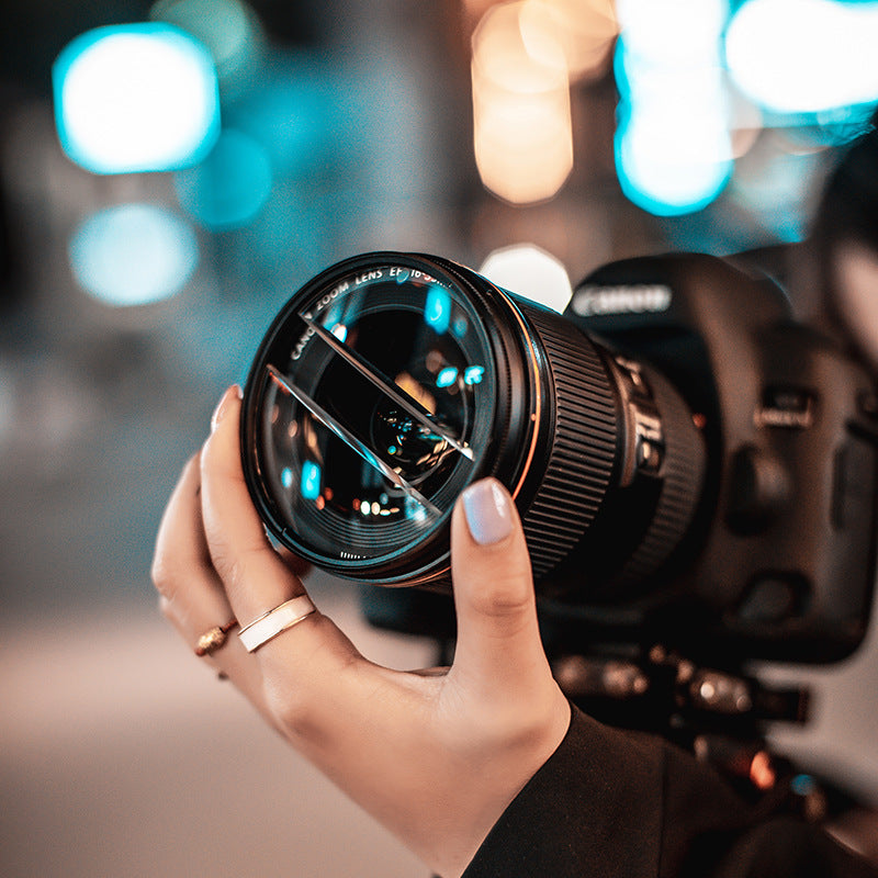 Photography Foreground Blur Filter – Reusable Coffee‑Filter Lens Accessory