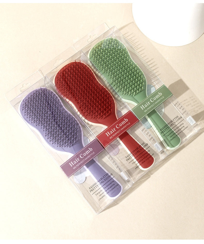 Banana Leaf‑Shaped Adjustable Grooming Comb for Pets