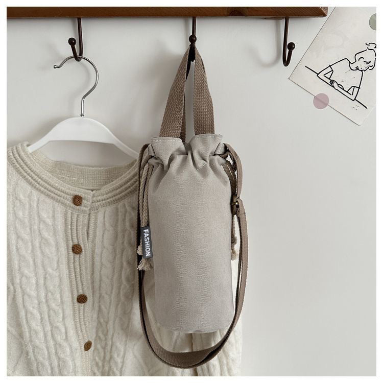 Compact Travel Shoe Bag – Portable Drawstring Water Bottle Tote