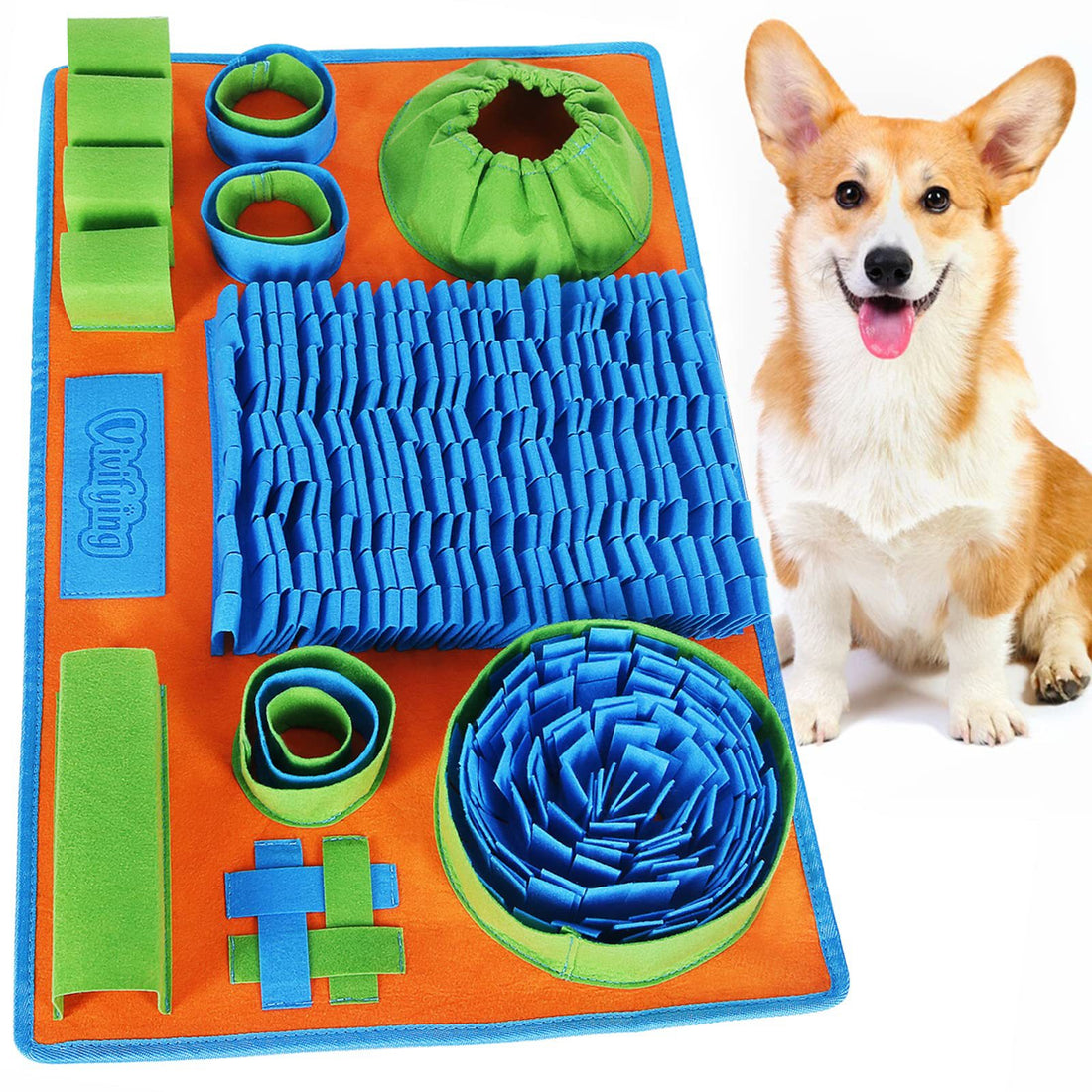 Interactive Pet Dog Sniffing Mat Toy – Ergonomic Foot Exerciser