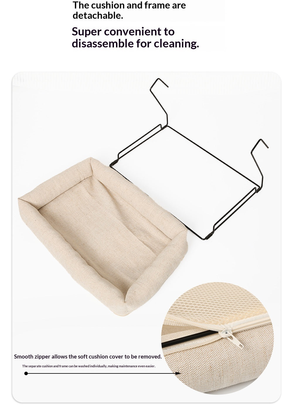 Portable Hemp Pet Hammock for Cats – Lightweight Outdoor Rest