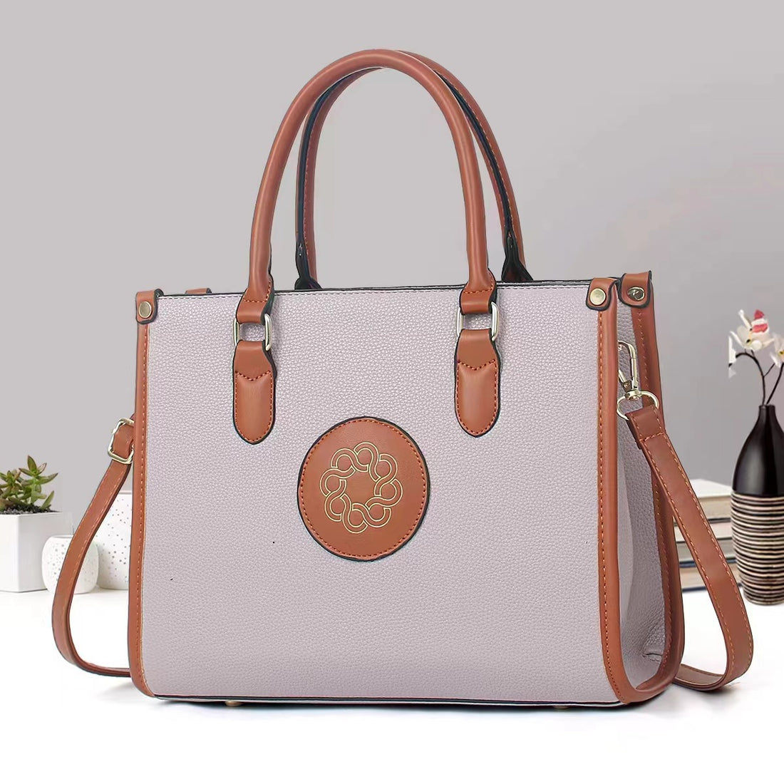 Korean-Style Elegant Women's Tote – Reusable Silicone Grocery Bag