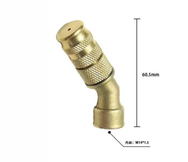 Brass Handheld Sprayer Nozzle – Precise Plant Watering