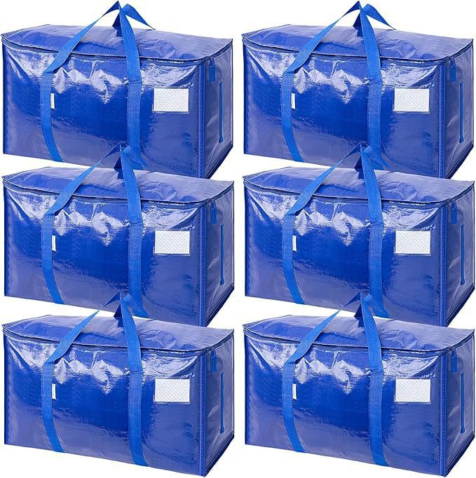 Large Capacity Thick PE Woven Moving Storage Bag