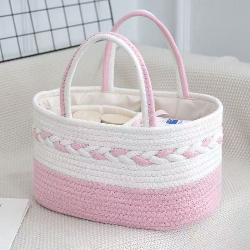Compact Foldable Laundry Basket – Portable Mommy Bag Car Storage