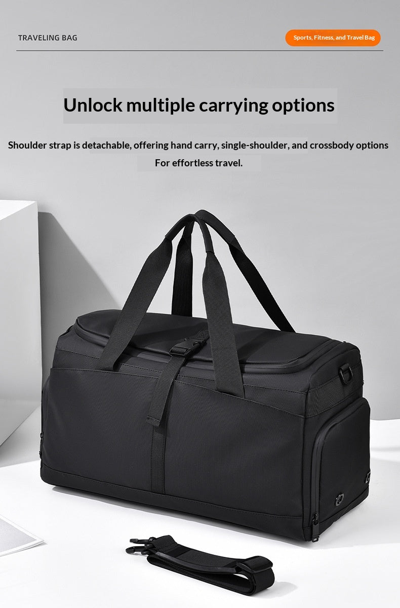 Compact Travel Folding Tote Bag – Wet & Dry Separation
