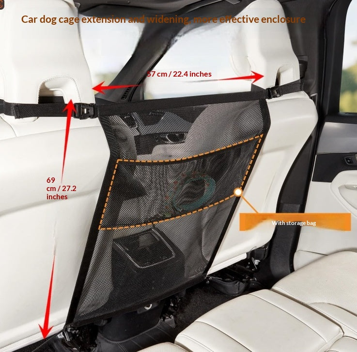 Thickened Rear-Seat Anti-Scratch Pet Barrier For Cars