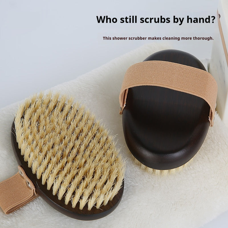 Ergonomic Pet Grooming Brush – Pig Bristle Dry Body Soft Brush