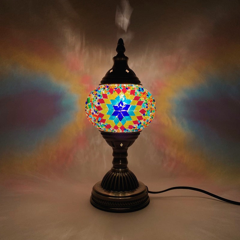 Portable Folding Picnic Table Lamp – Retro DIY Creative Table Light