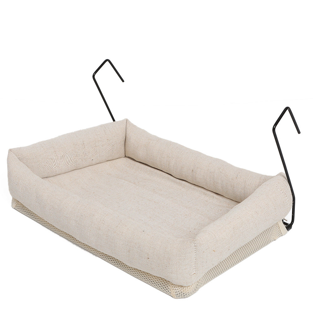 Portable Hemp Pet Hammock for Cats – Lightweight Outdoor Rest