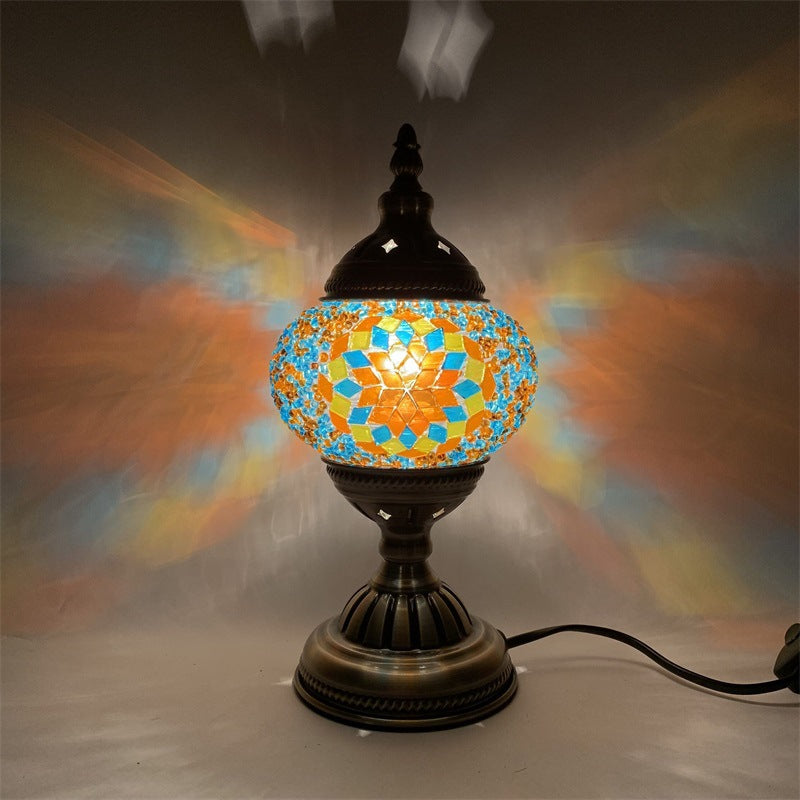 Portable Folding Picnic Table Lamp – Retro DIY Creative Table Light