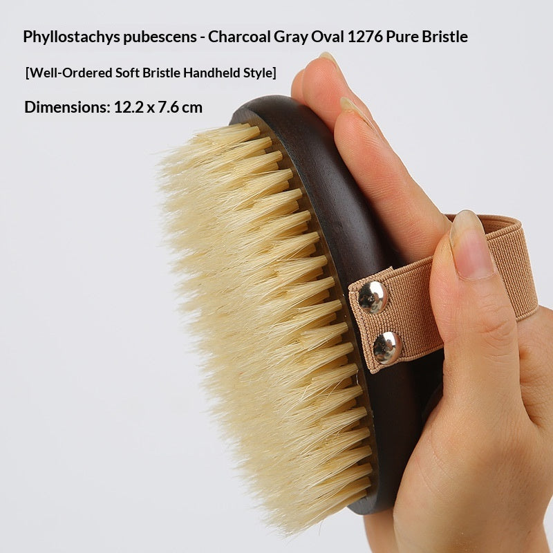 Ergonomic Pet Grooming Brush – Pig Bristle Dry Body Soft Brush