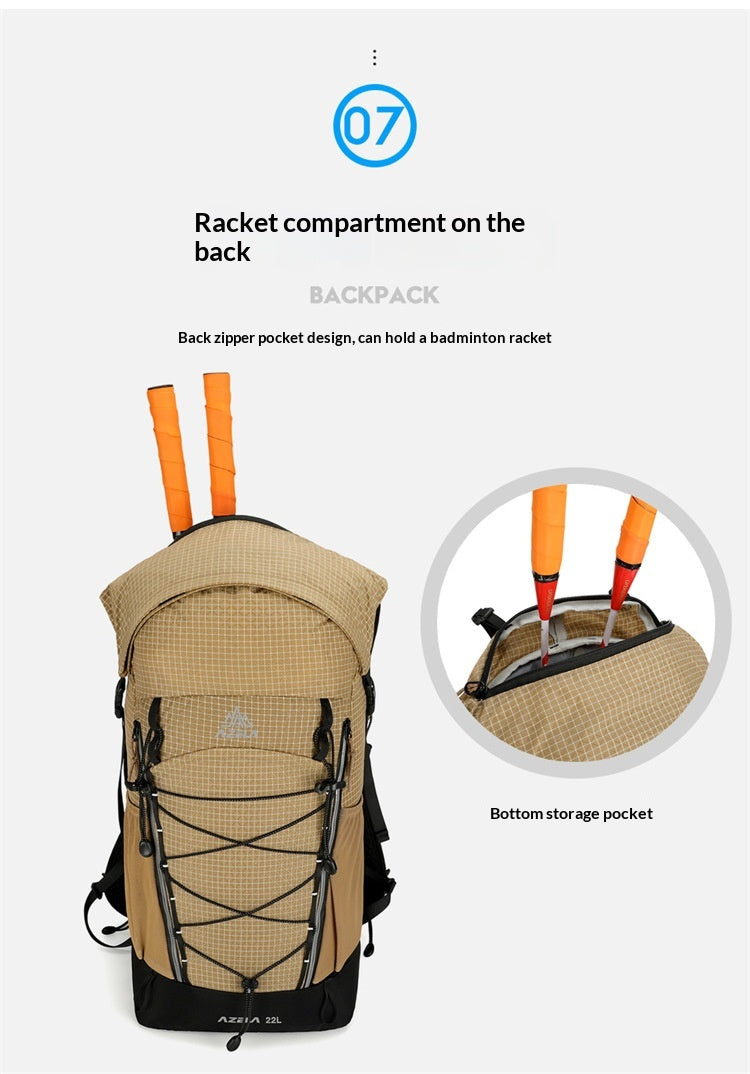 Versatile High-Capacity Sports Backpack with USB Charging