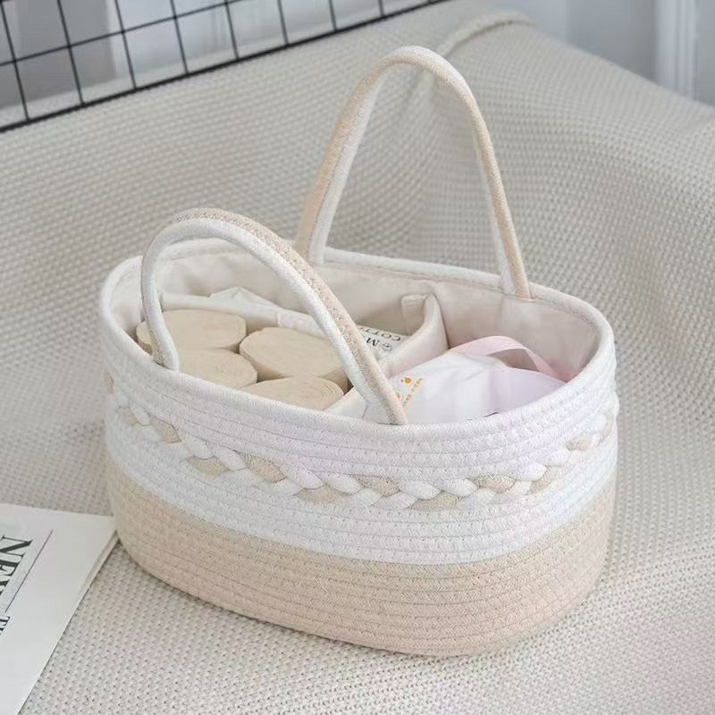 Compact Foldable Laundry Basket – Portable Mommy Bag Car Storage
