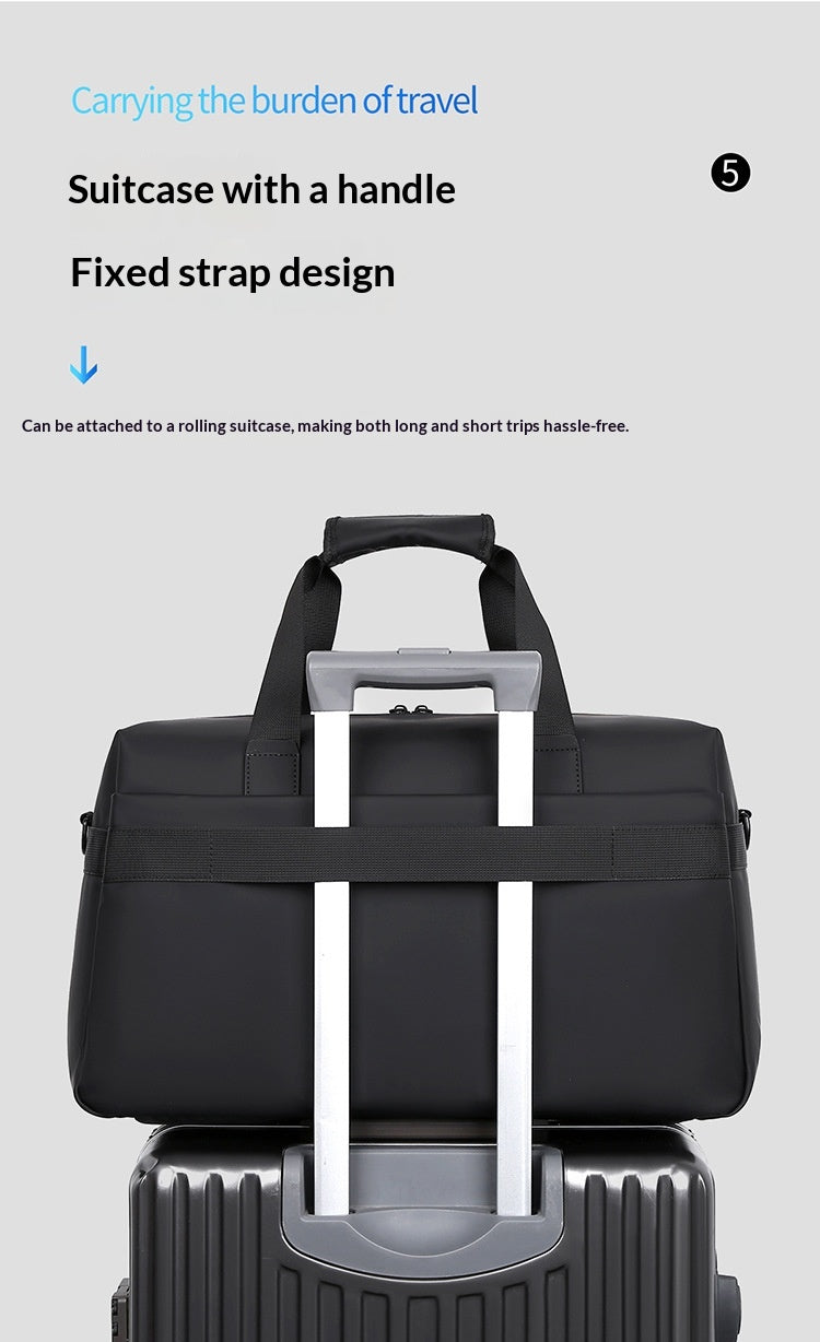Large Capacity Hand‑Carry Luggage with Dry‑Wet Separation