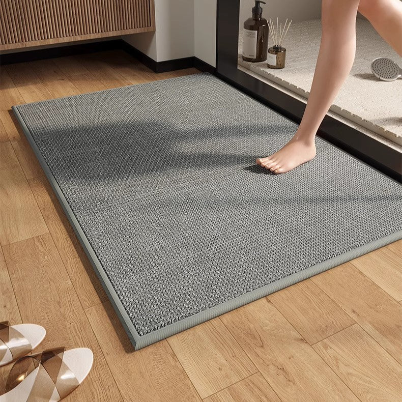 Compact Folding Quick-Drying Bathroom Floor Mat