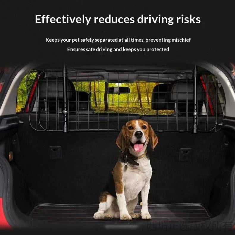 Compact Folding Pet Seat Barrier for Car Trunk & Seats