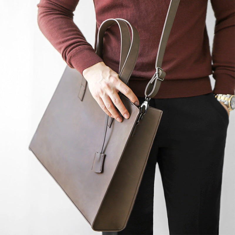 Stylish Multi-Use Folding Crossbody Tote for Men