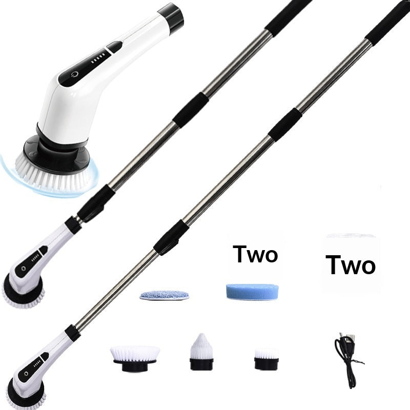 Compact Reusable Silicone Dish Brush – 7‑in‑1 Cordless Cleaning Power