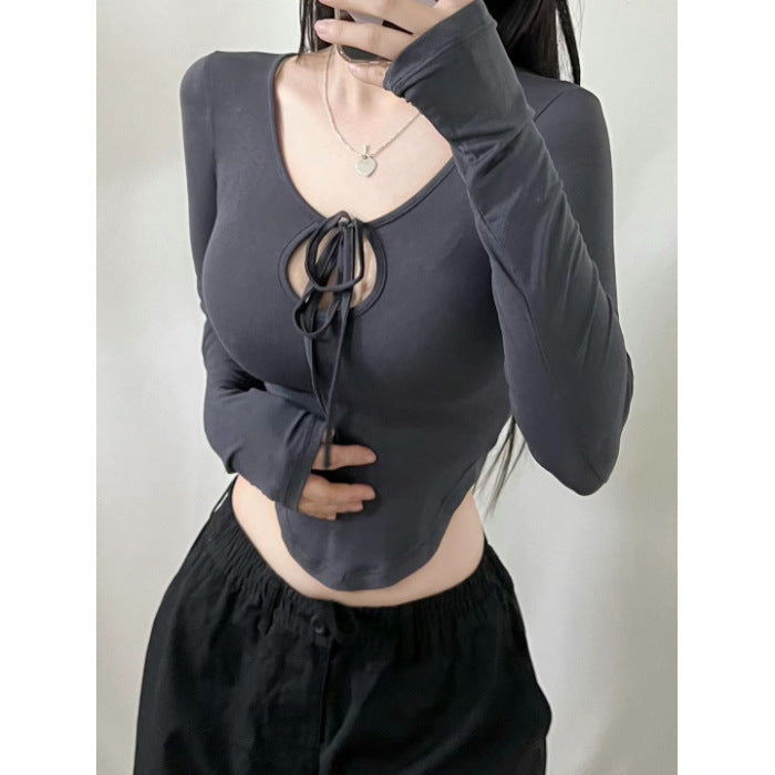 Lace‑Up Hollow‑Out Sleeves for Long‑Sleeve Coffee Cups