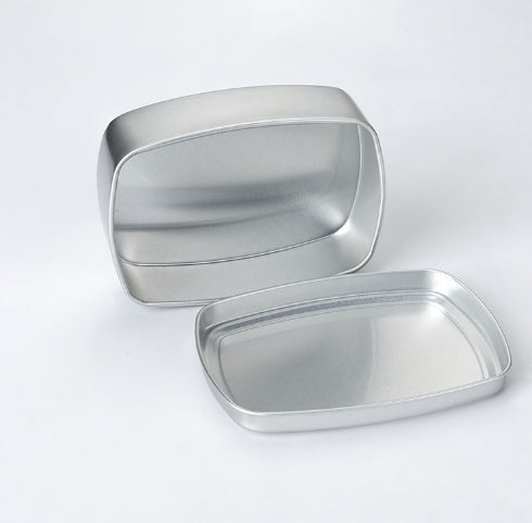 Portable Silicone Food Cover – 150ml Square Aluminum Box Handy Soap Box