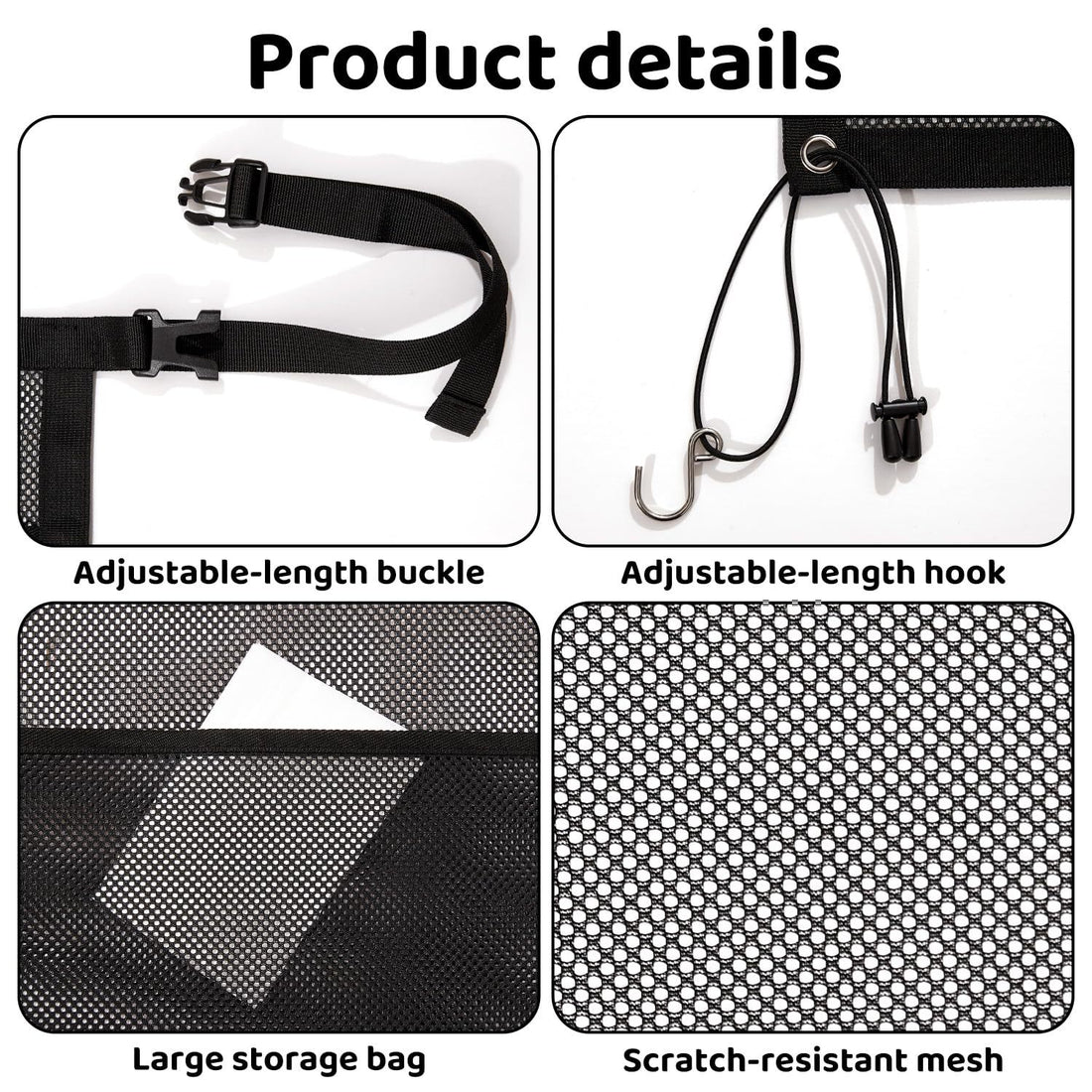 Thickened Rear-Seat Anti-Scratch Pet Barrier For Cars