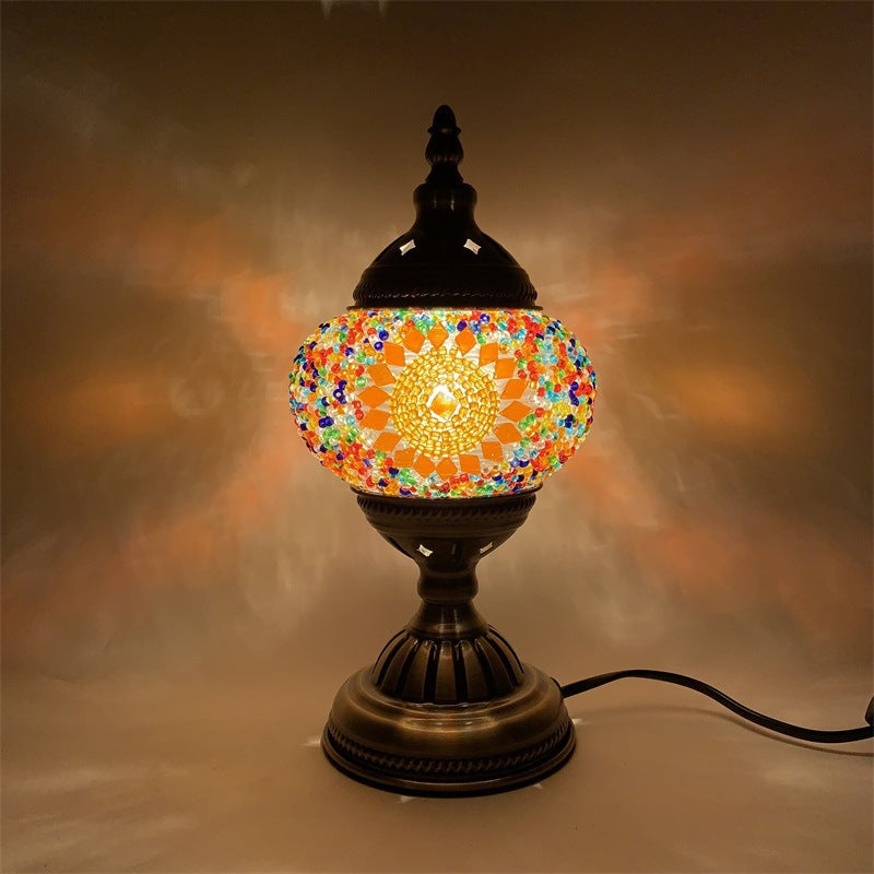Portable Folding Picnic Table Lamp – Retro DIY Creative Table Light