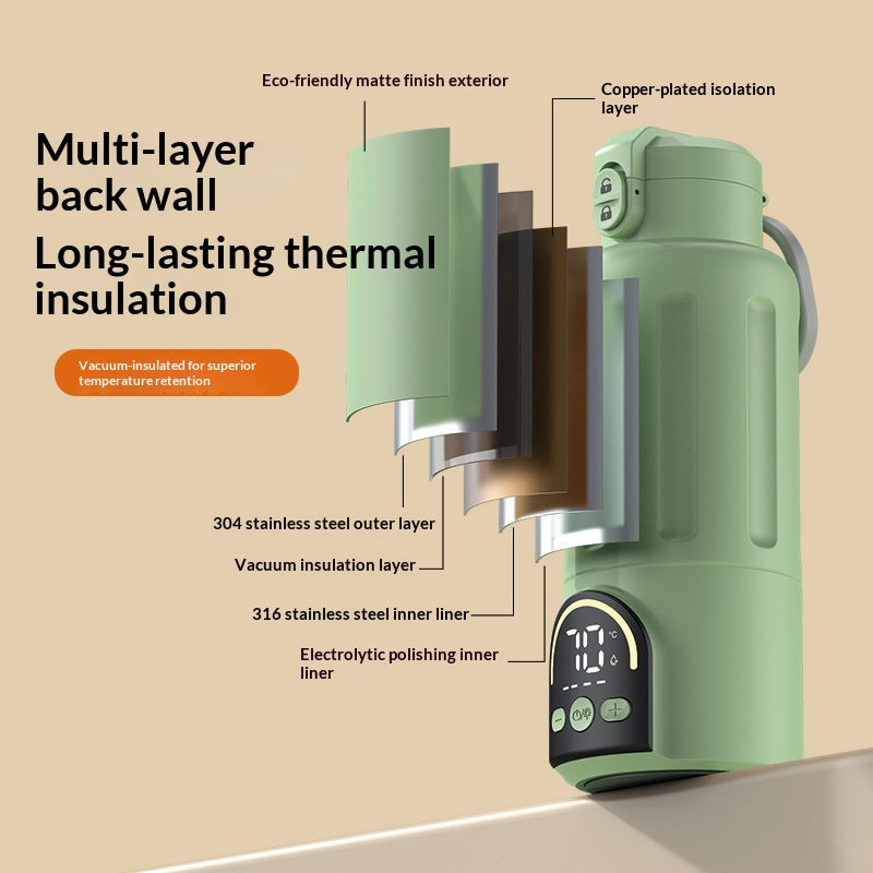 Wireless Constant-Temperature Bottle For Outings