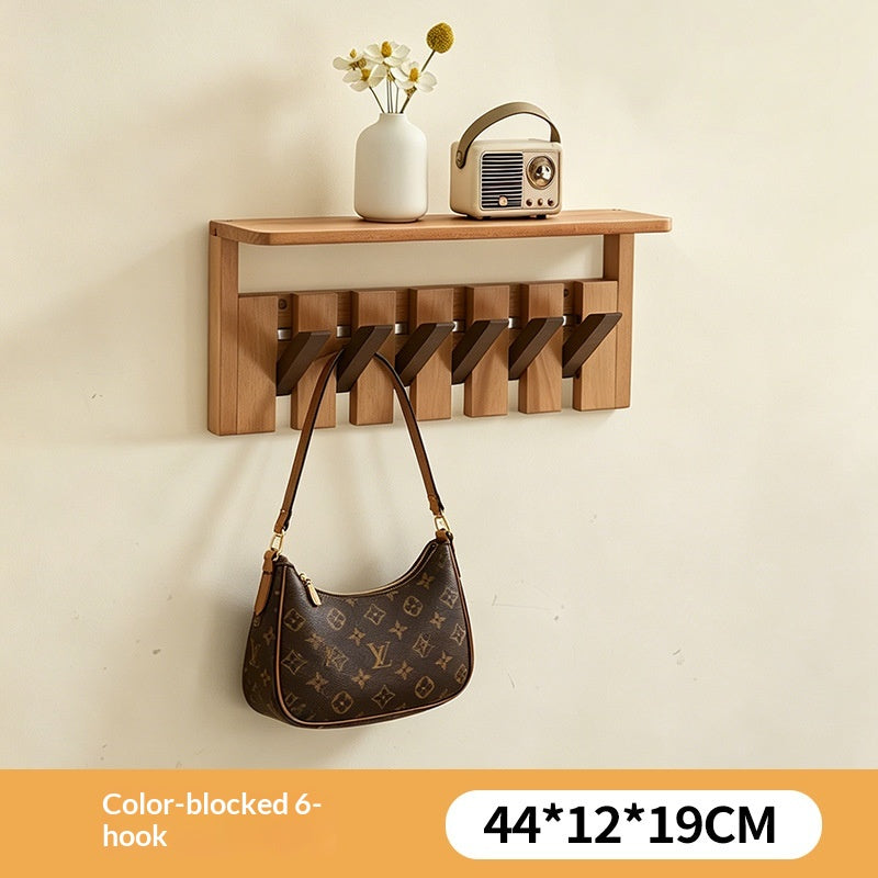 Portable Folding Travel Shoe Rack – Solid Wood Coat Rack with Piano Keys