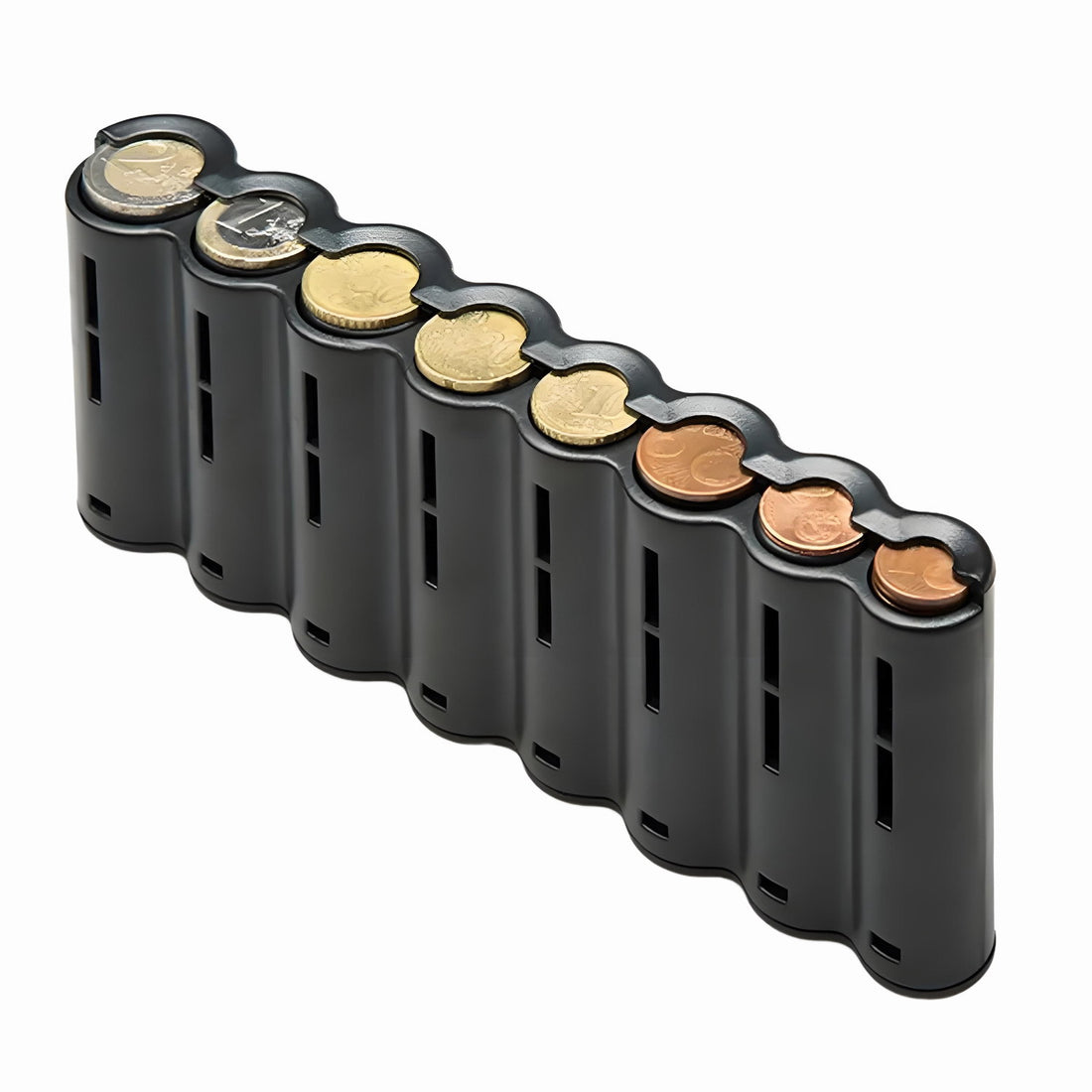 Compact Euro Coin Holder – Collapsible Storage Jar