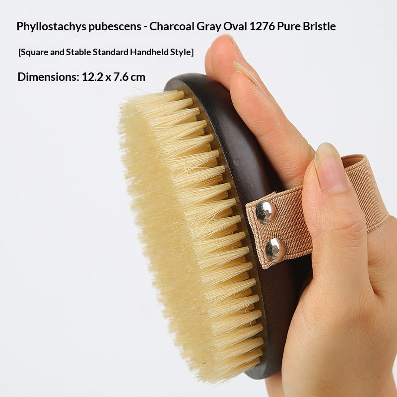 Ergonomic Pet Grooming Brush – Pig Bristle Dry Body Soft Brush