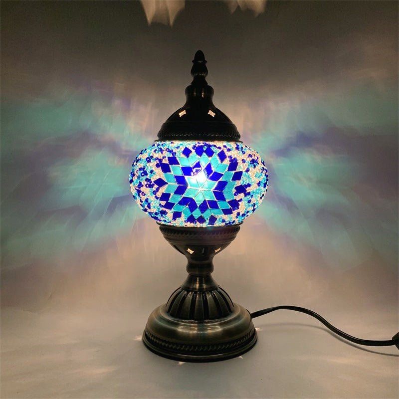 Portable Folding Picnic Table Lamp – Retro DIY Creative Table Light