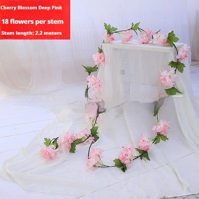 Artificial Cherry Blossom Vines – Elegant Home & Wedding Decor