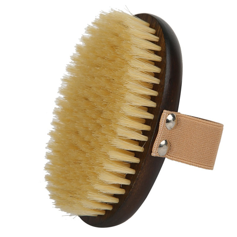 Ergonomic Pet Grooming Brush – Pig Bristle Dry Body Soft Brush
