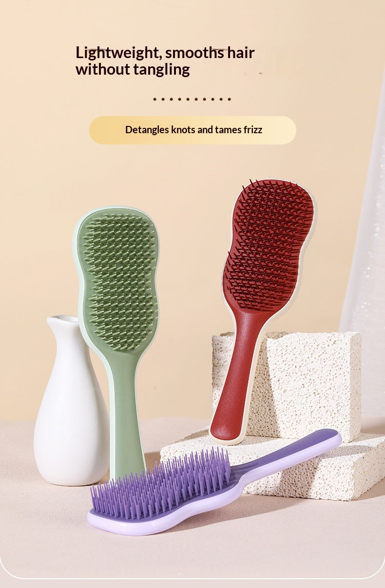 Banana Leaf‑Shaped Adjustable Grooming Comb for Pets