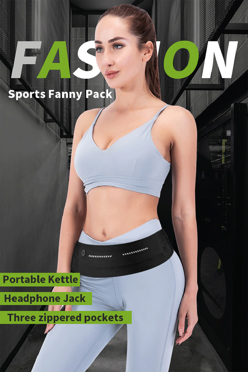 Portable Beverage Cooler Pouch – Light, Invisible Waist Bag for Running
