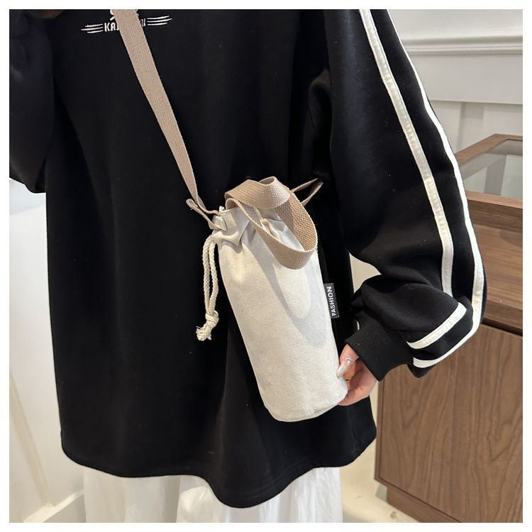 Compact Travel Shoe Bag – Portable Drawstring Water Bottle Tote