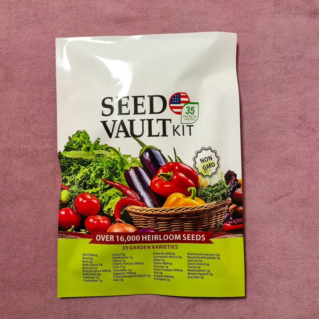 Compact Vegetable Seed Bank Kit – Grow Your Own Food Anywhere