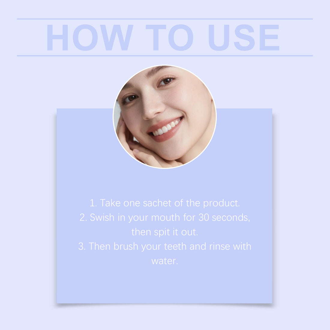 Portable Purple Mint Mouthwash for Fresh Breath