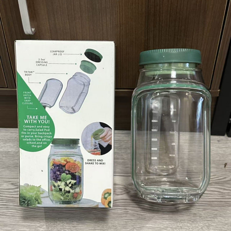 Leak‑Proof Plastic Salad Container – Keep Greens Fresh